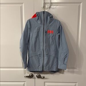 Helly Hansen Blue Jacket with Red Logo